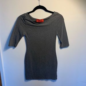 Grey mini dress